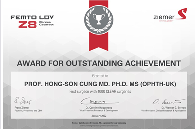 BV mắt Hồng Sơn đạt giải Top 10 Thương hiệu uy tín hàng đầu Đông Nam Á