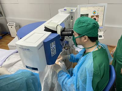 Mổ mắt cận tại Bệnh viện Mắt Hồng Sơn